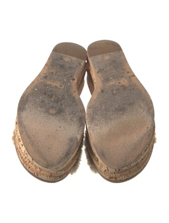 Chloé Shearling Espadrilles