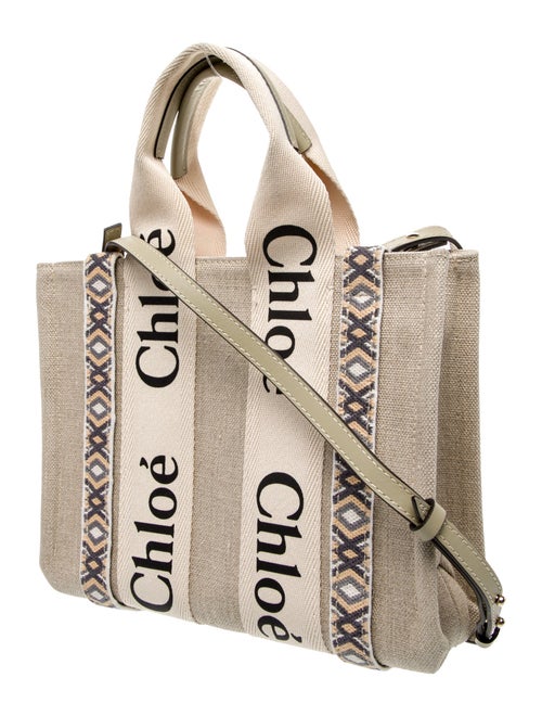 Chloé Canvas Woody Small