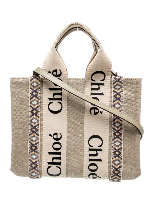 Chloé Canvas Woody Small
