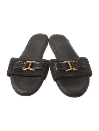 Chloé Leather Slides