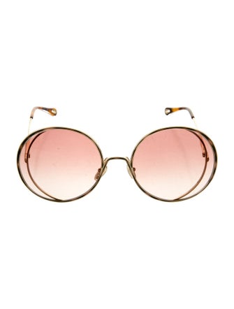 Chloé Round Gradient Sunglasses