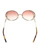 Chloé Round Gradient Sunglasses
