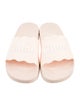 Chloé Rubber Scalloped Accent Slides