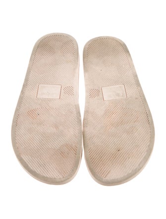 Chloé Rubber Scalloped Accent Slides