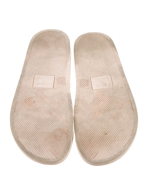Chloé Rubber Scalloped Accent Slides
