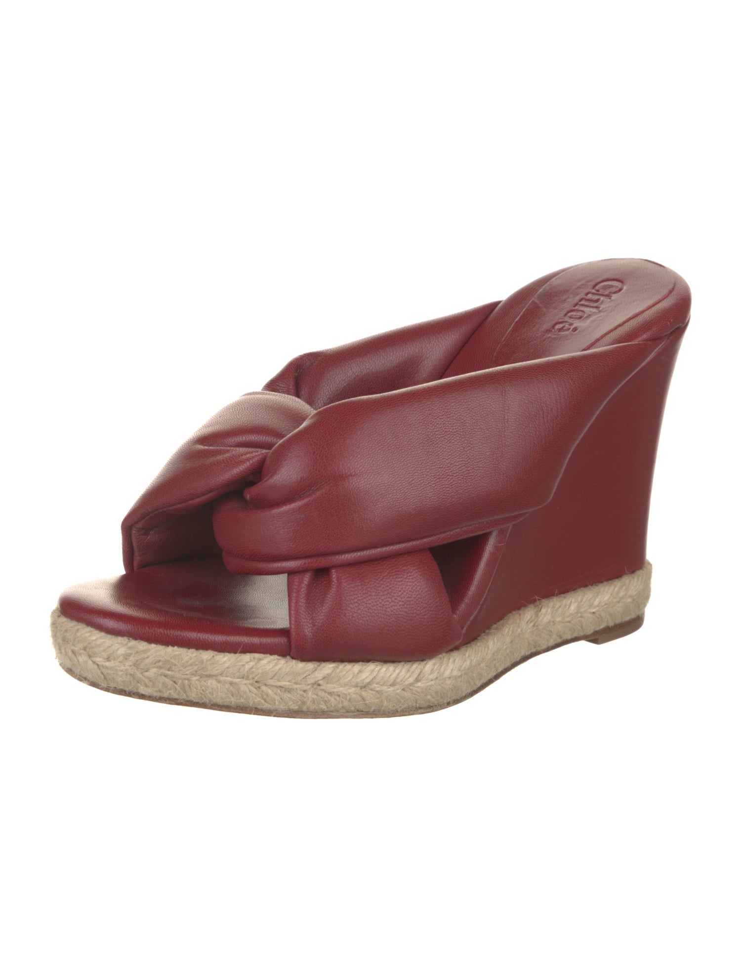 Chloé Leather Espadrilles