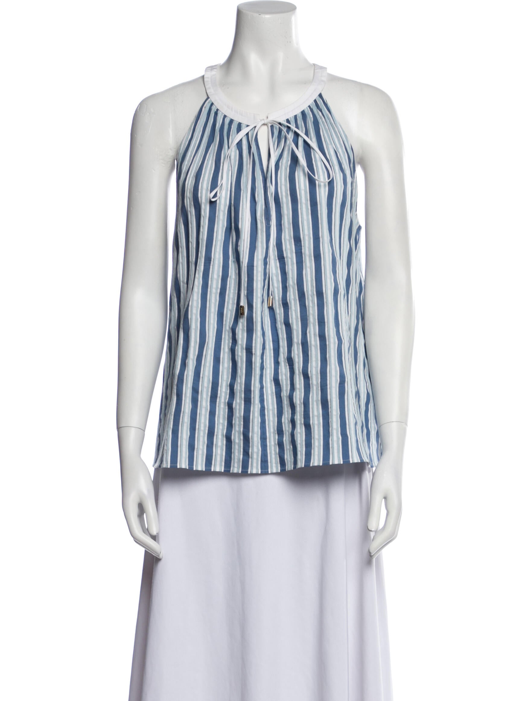 Chloé Silk Striped Blouse