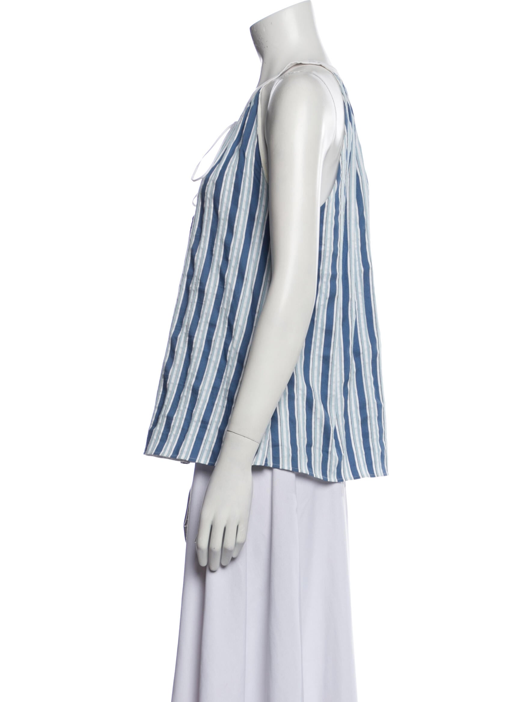 Chloé Silk Striped Blouse