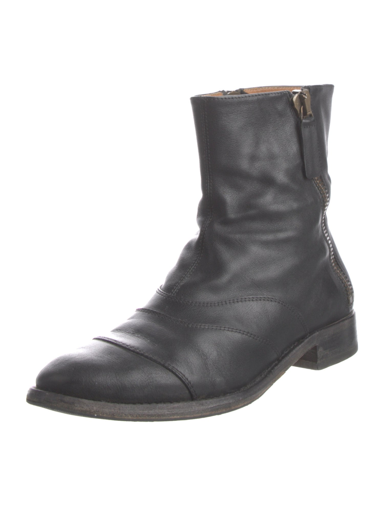Chloé Leather Moto Boots