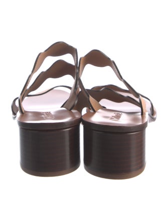 Chloé Leather Slides