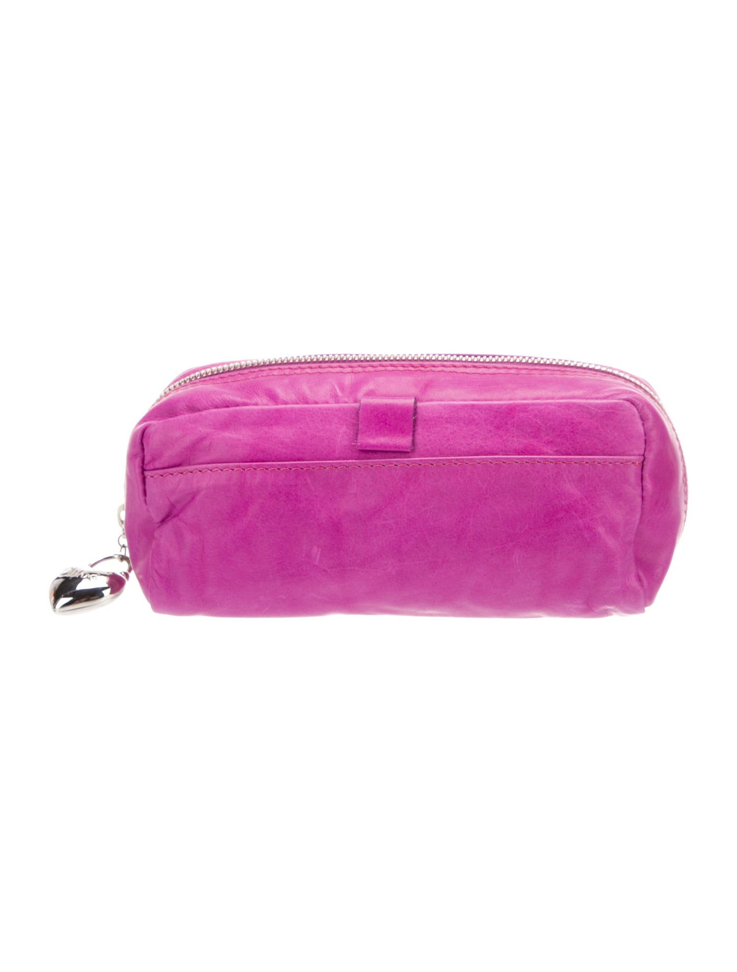 Chloé Purple Leather Cosmetic Bag