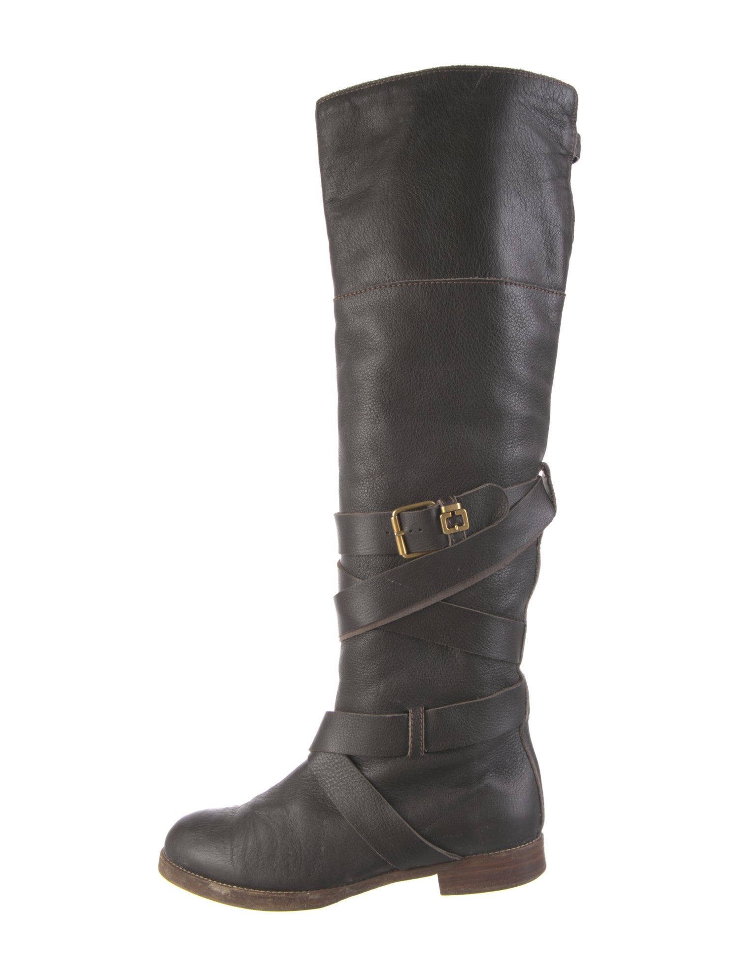 Chloé Leather Riding Boots