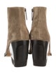 Chloé Suede Colorblock Pattern Boots