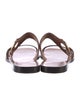 Chloé Leather Studded Accents Slides