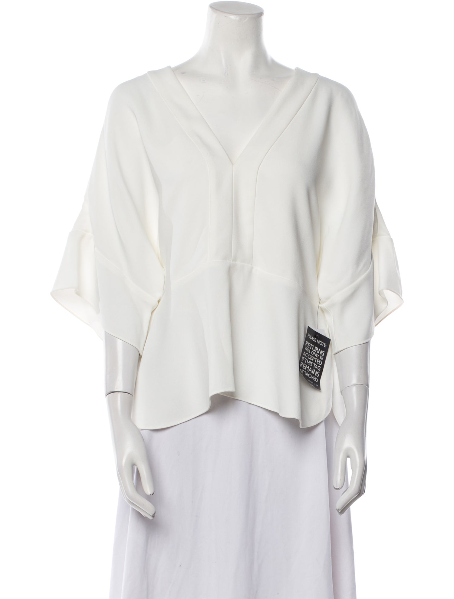 Chloé Silk V-Neck Blouse w/ Tags