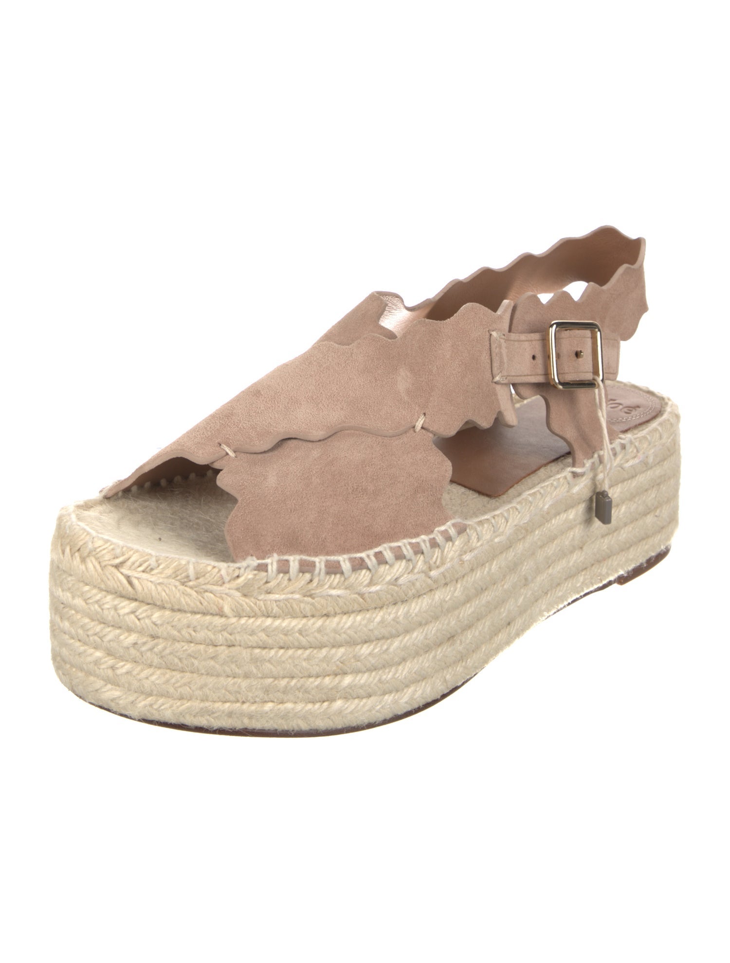 Chloé Suede Colorblock Pattern Espadrilles w/ Tags