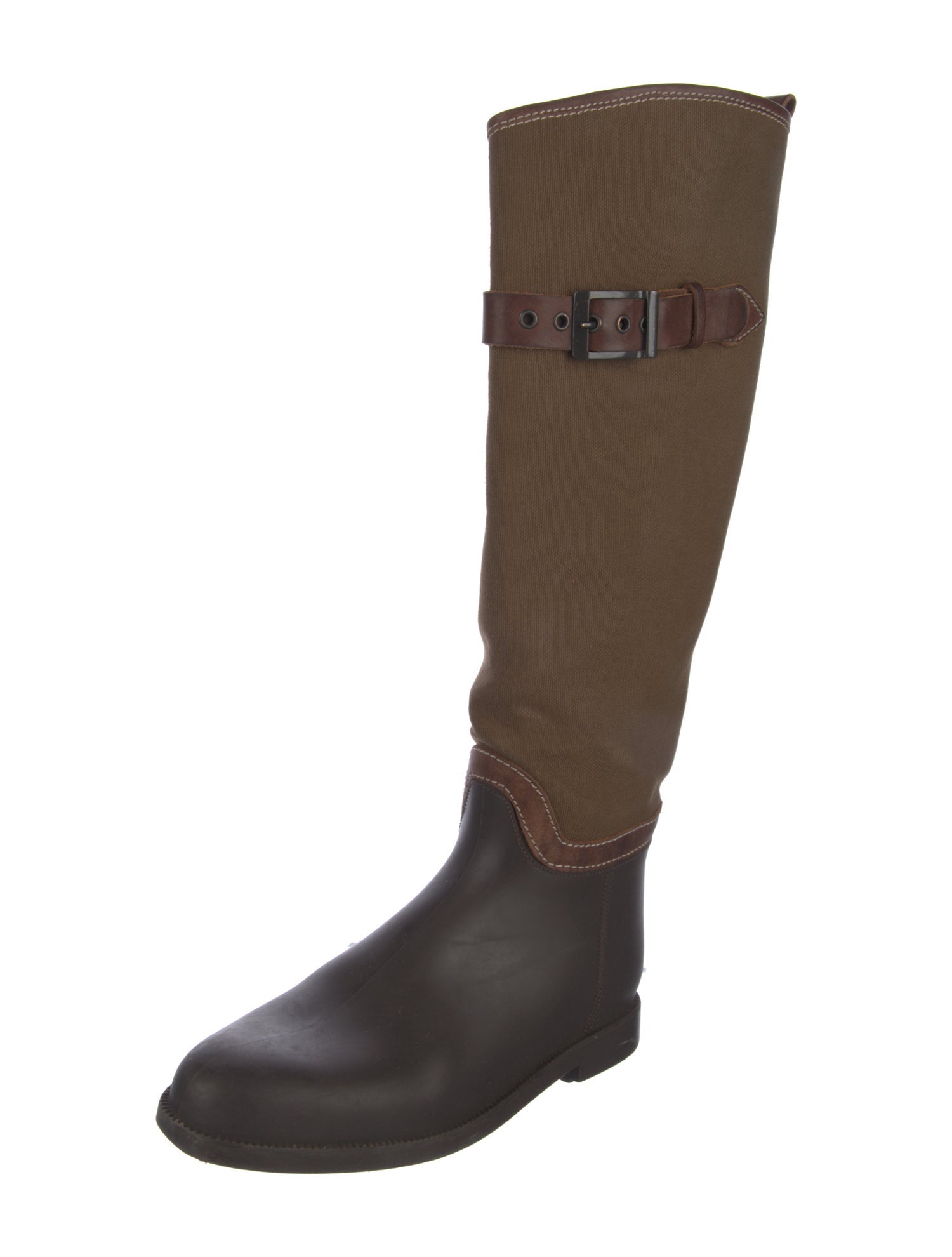 Chloé Canvas Boots