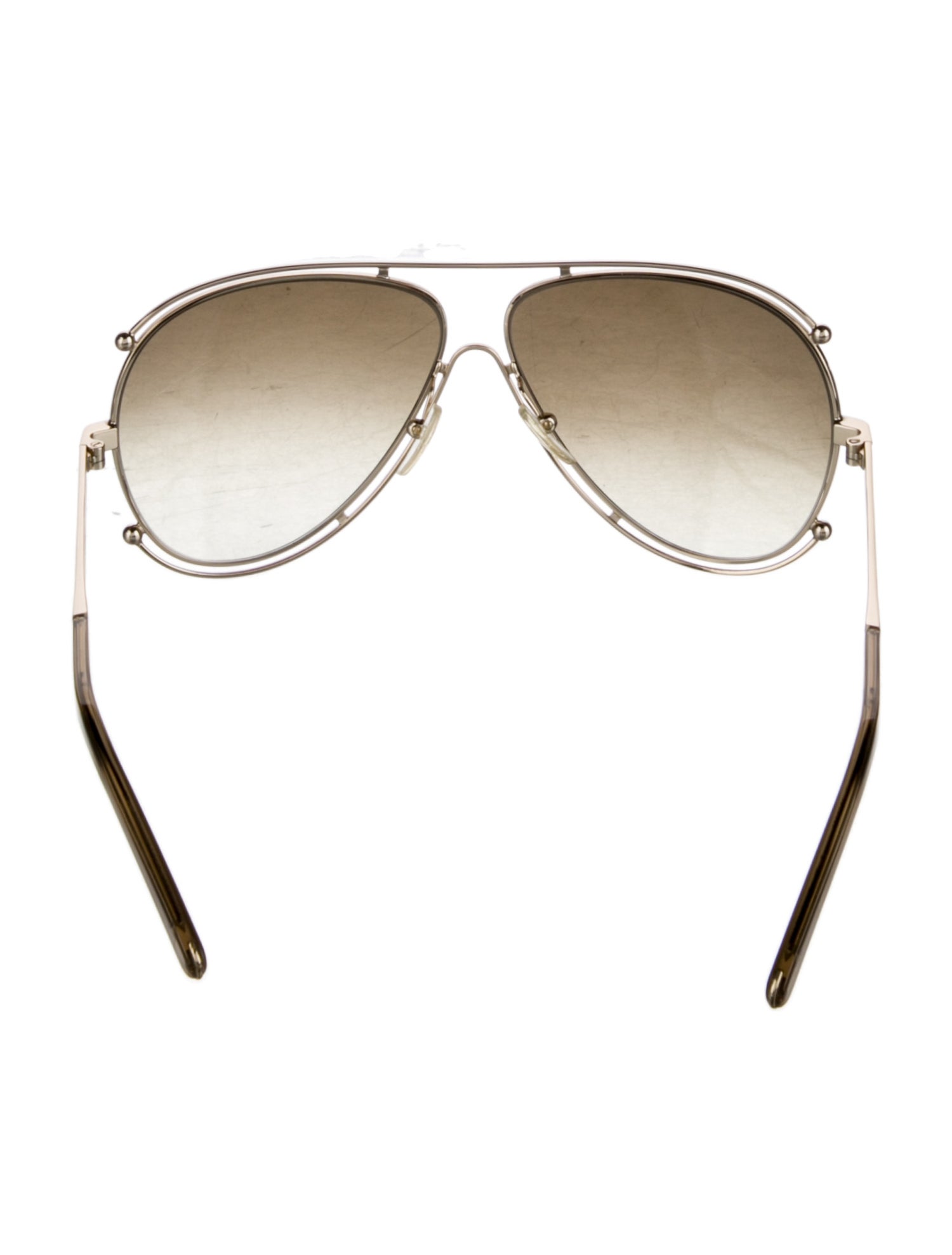 Chloé Aviator Gradient Sunglasses