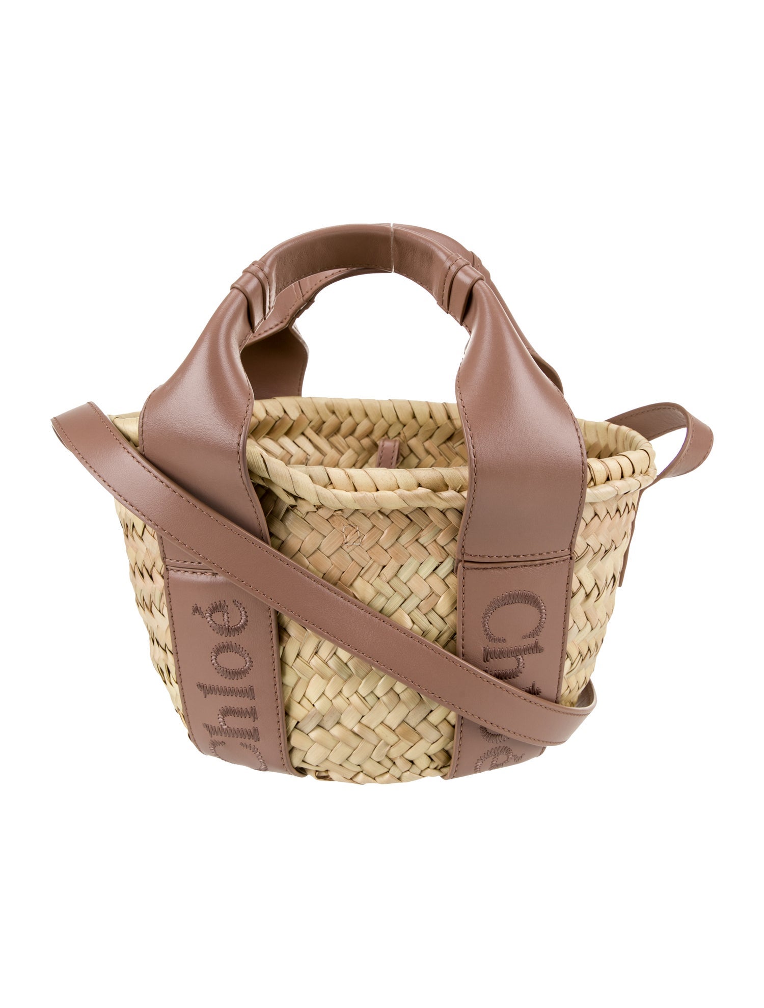 Chloé Straw Bucket Bag