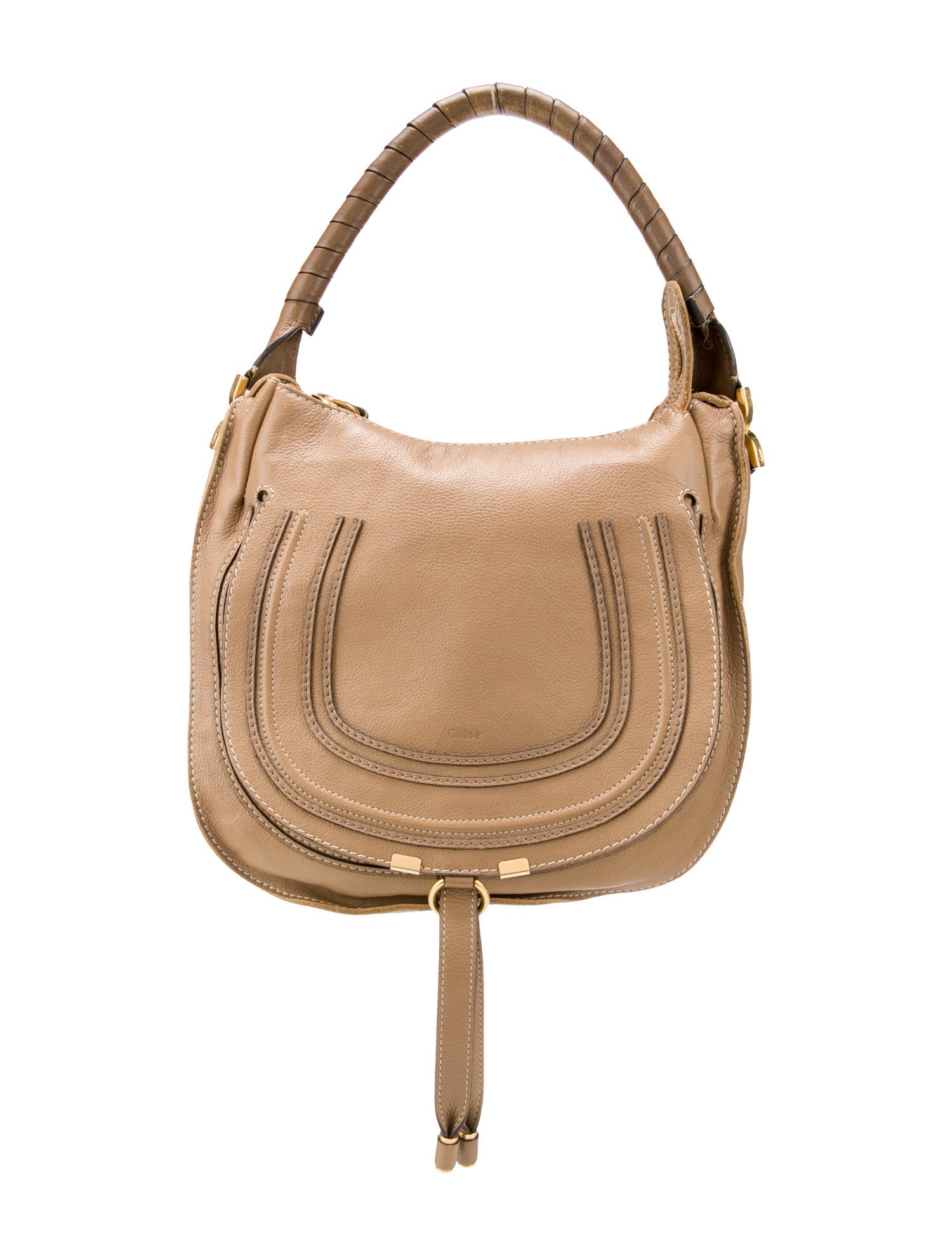 Chloé Leather Marcie Shoulder Bag Medium