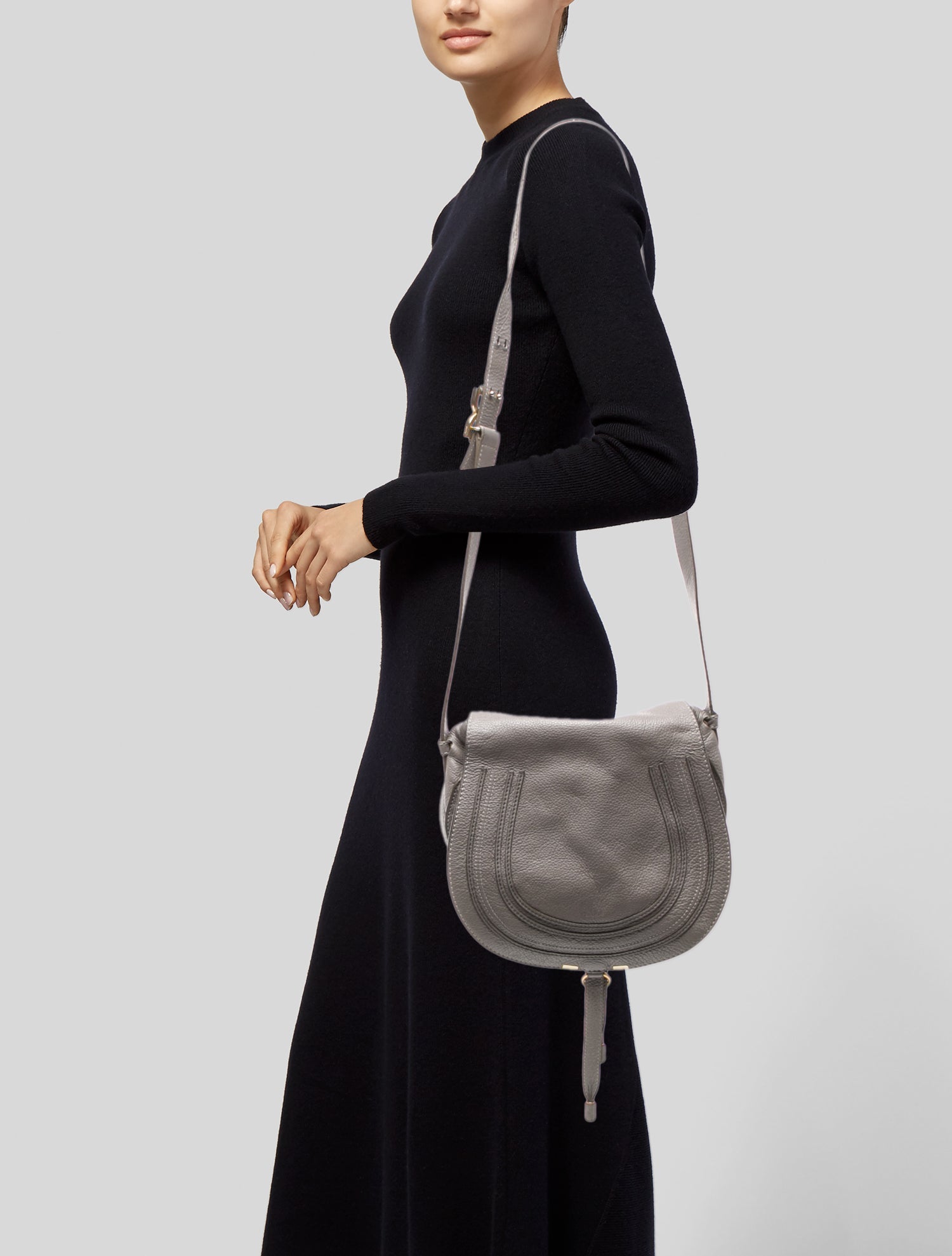 Chloé Leather Marcie Crossbody Small