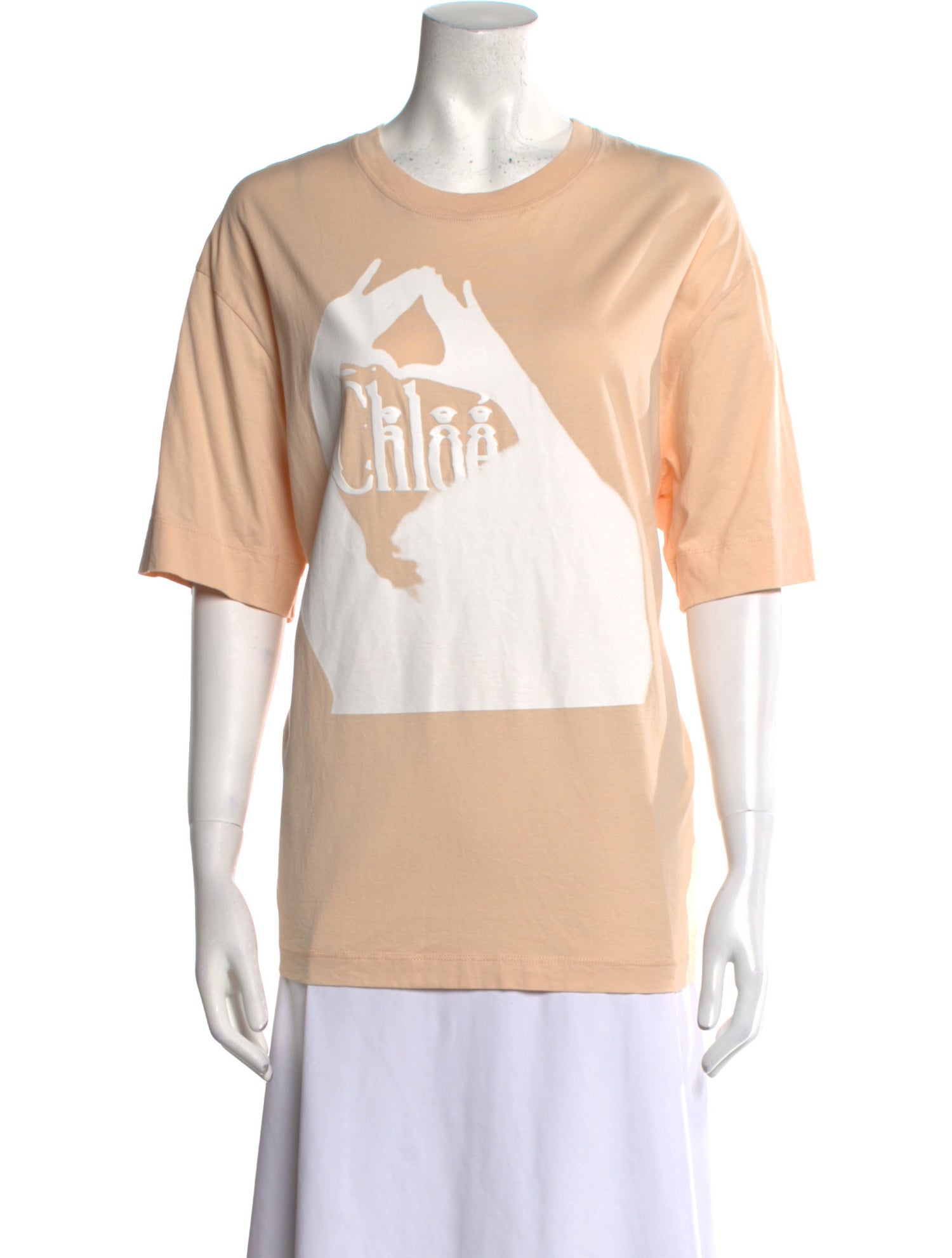 Chloé Graphic Print Crew Neck T-Shirt