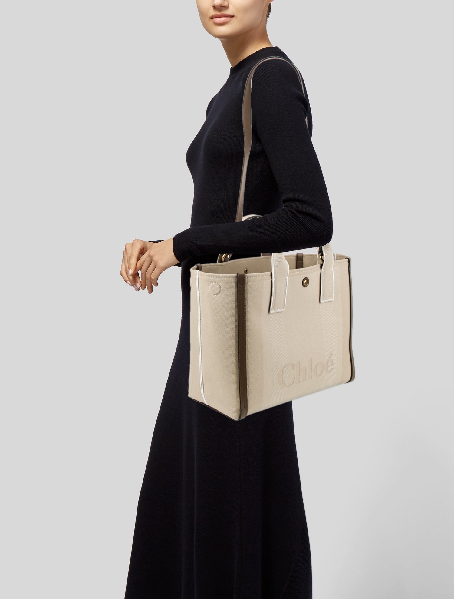 Chloé Canvas Bucket Bag