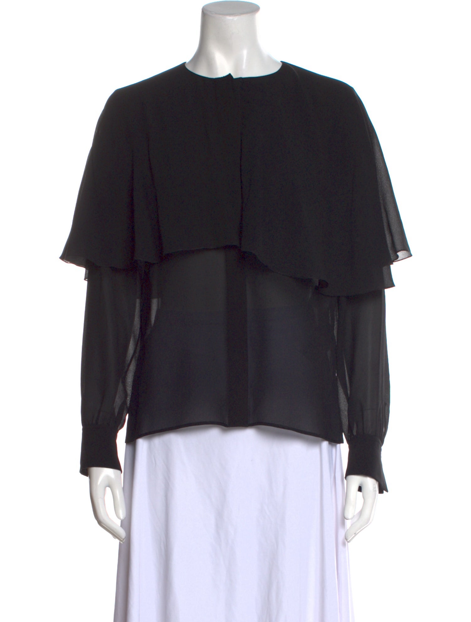 Chloé Silk Crew Neck Sweatshirt