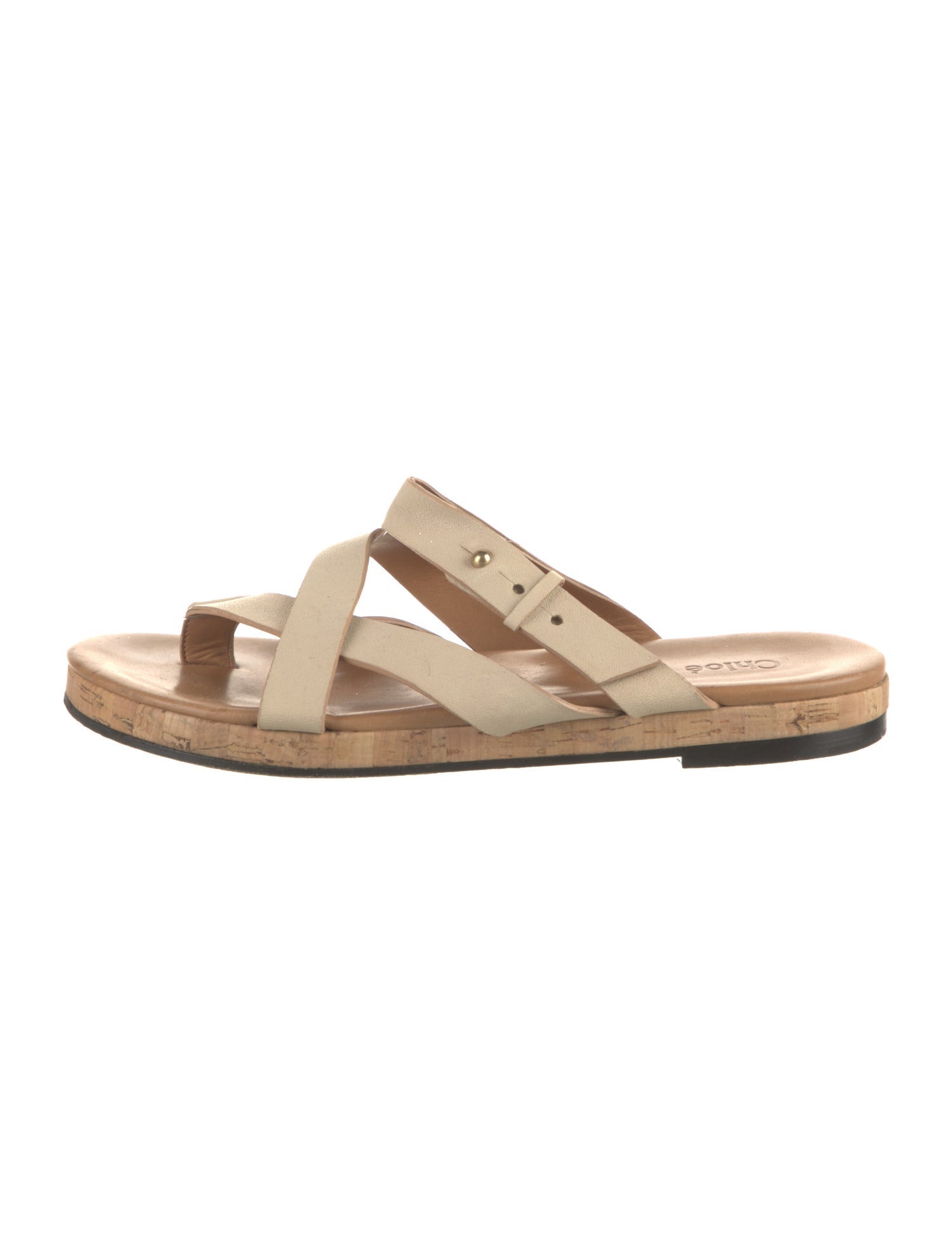 Chloé Leather Slides