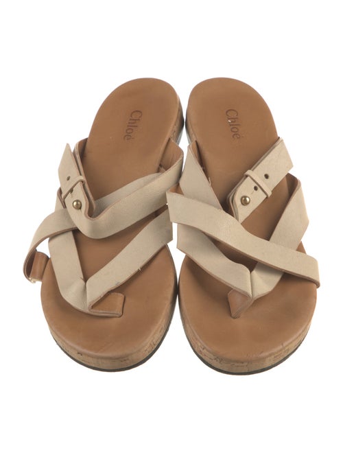 Chloé Leather Slides