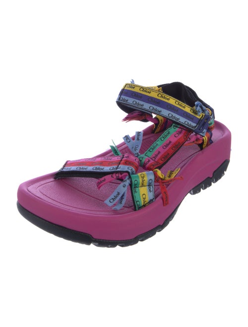 Chloé Printed Slingback Sandals