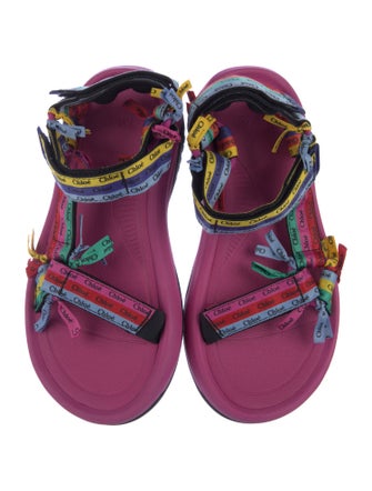 Chloé Printed Slingback Sandals