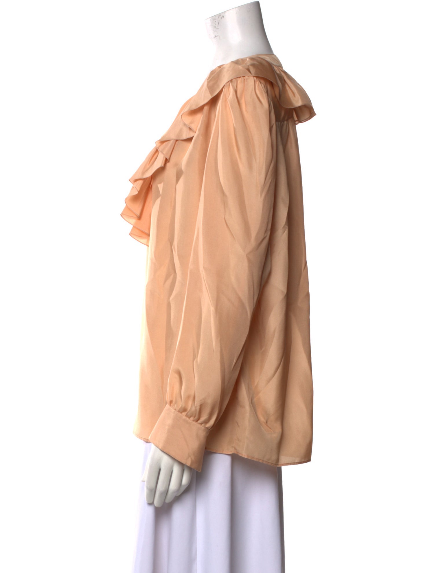 Chloé Silk V-Neck Blouse