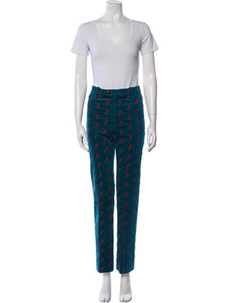 Chloé Printed Embroidered Accent Pant Set