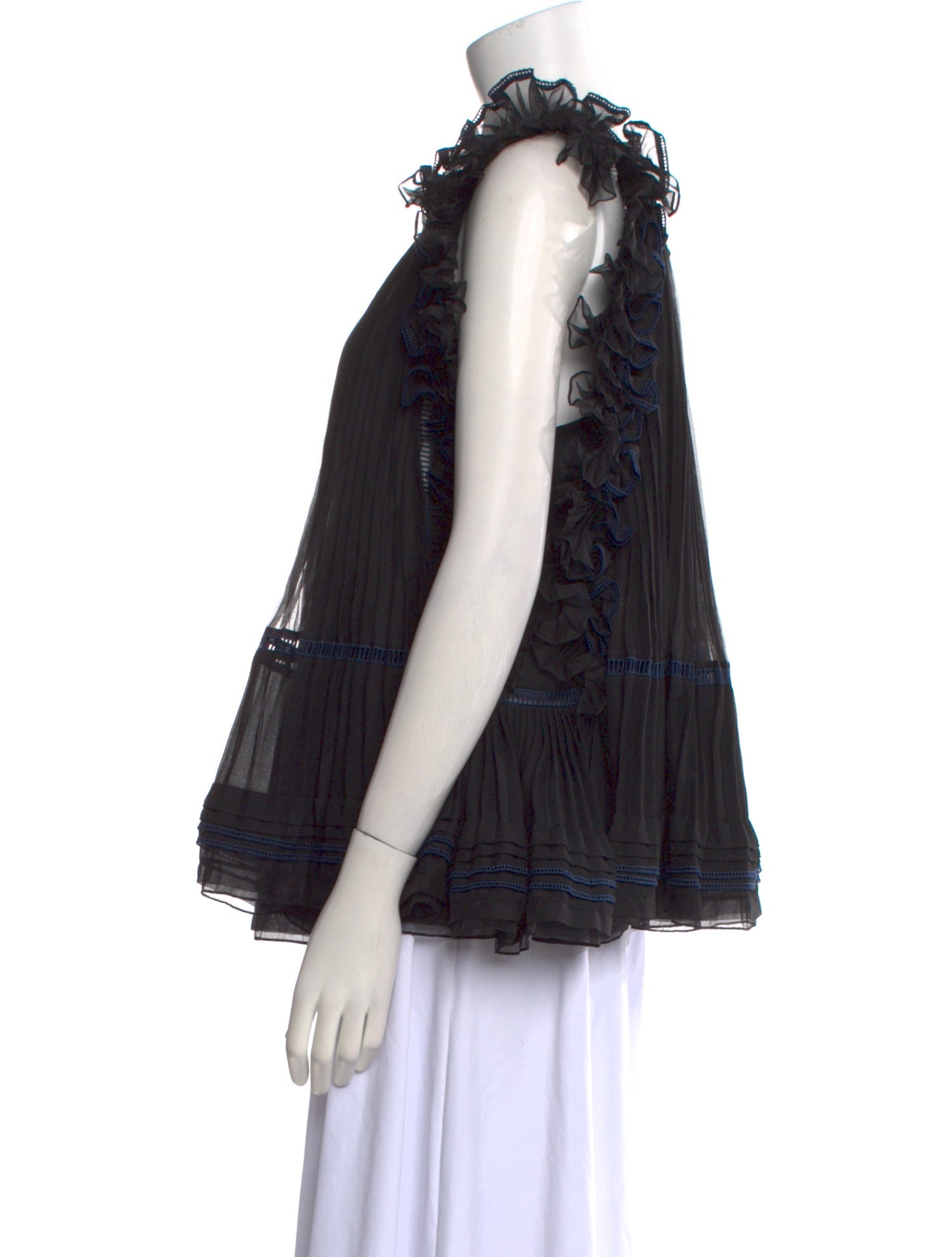 Chloé Silk Square Neckline Blouse w/ Tags