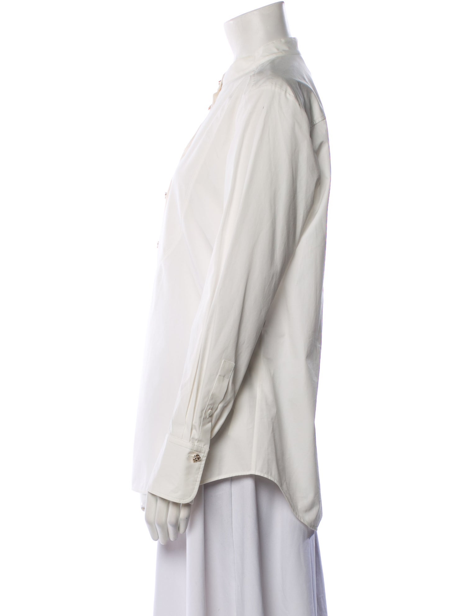 Chloé Mock Neck Long Sleeve Polo w/ Tags