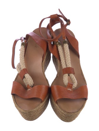 Chloé Leather Espadrilles