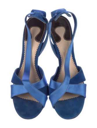 Chloé Suede Slingback Sandals