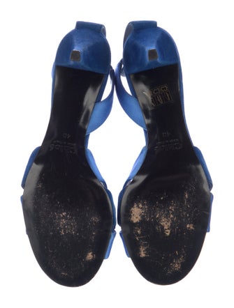 Chloé Suede Slingback Sandals