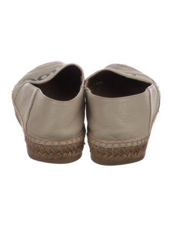 Chloé Leather Printed Espadrilles