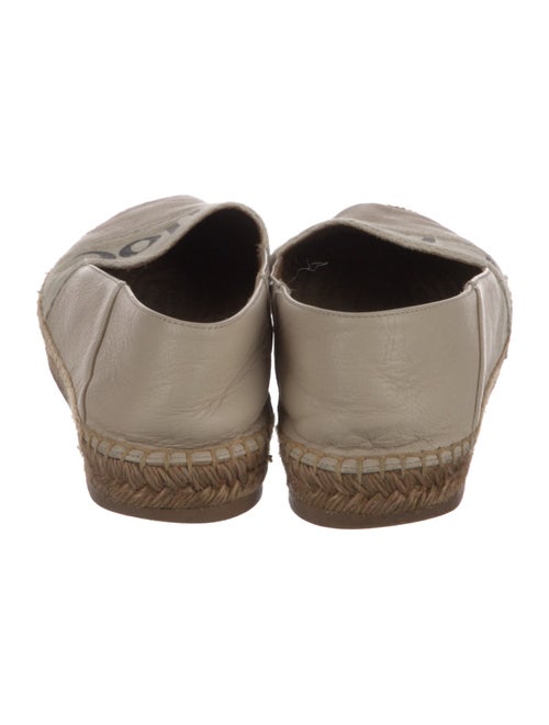 Chloé Leather Printed Espadrilles