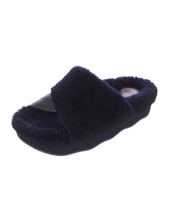 Chloé Shearling Slides