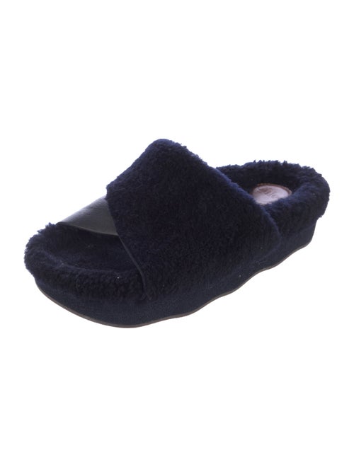 Chloé Shearling Slides