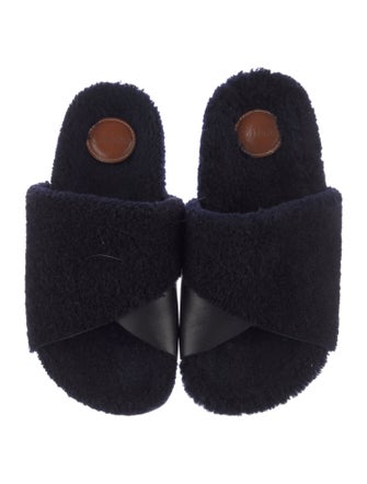 Chloé Shearling Slides