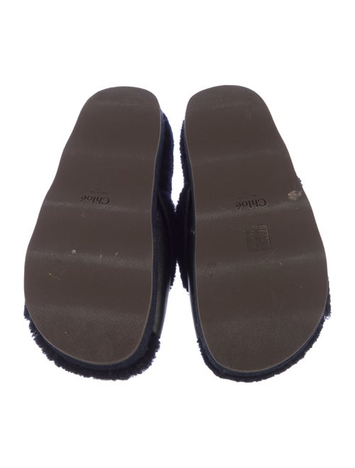 Chloé Shearling Slides