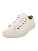 Chloé Leather Scalloped Accent Sneakers