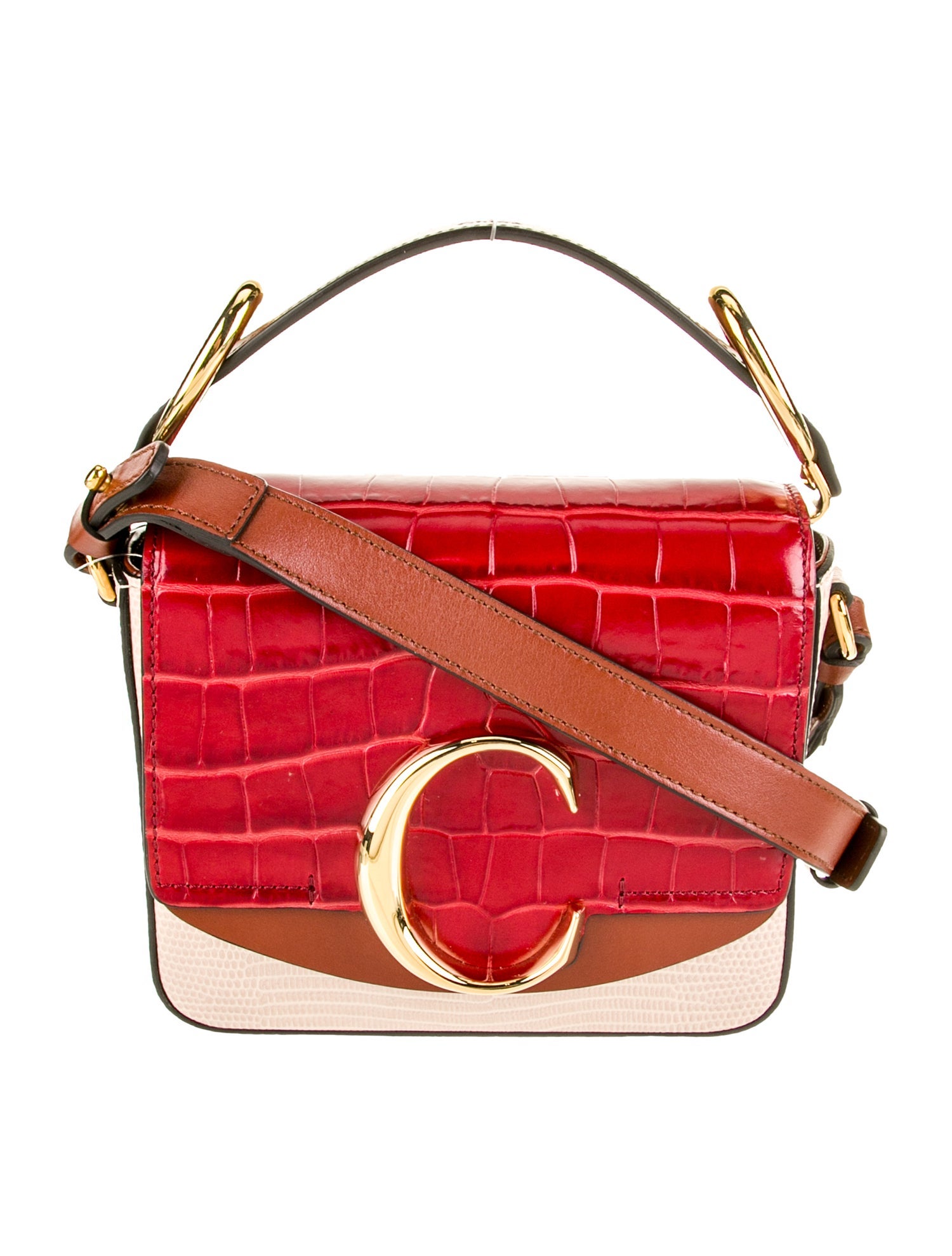 Chloé Lizard Top Handle Bag