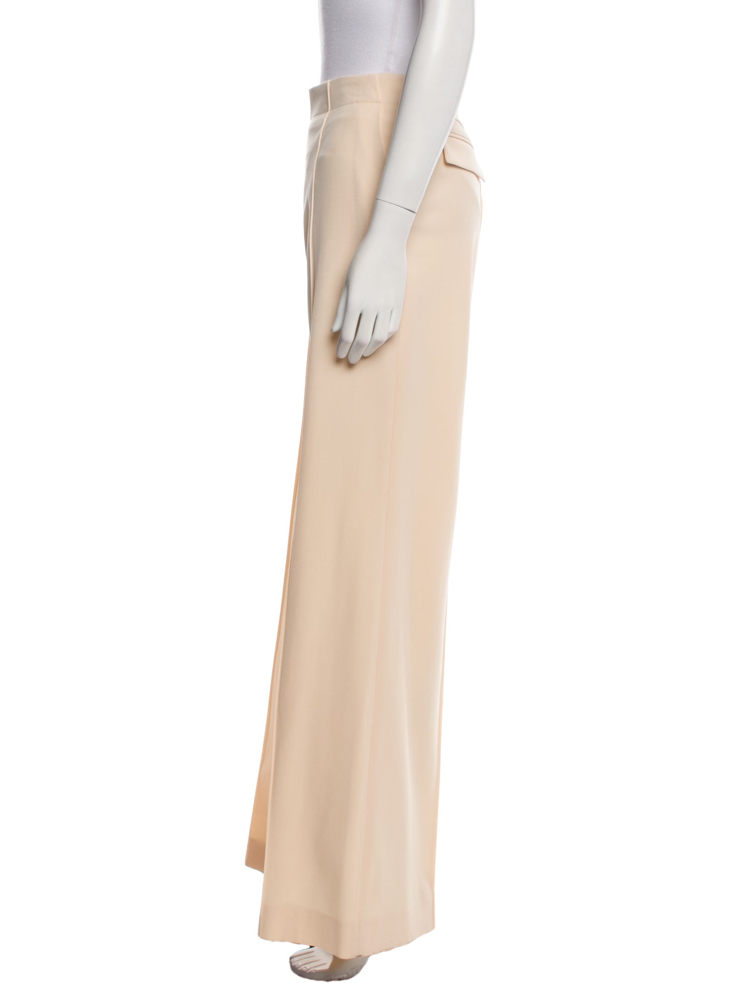 Chloé Virgin Wool Wide Leg Pants