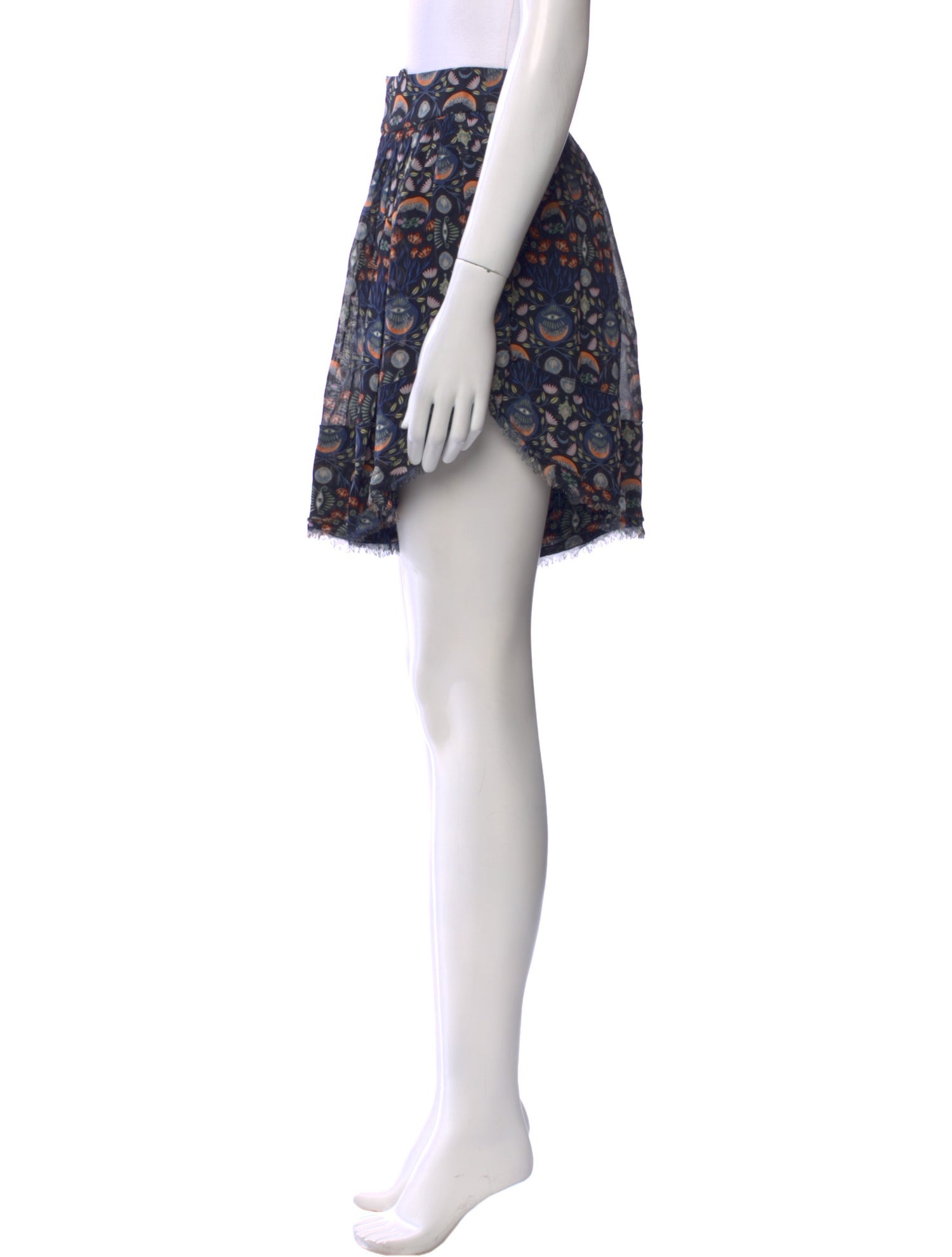 Chloé Printed Mini Shorts