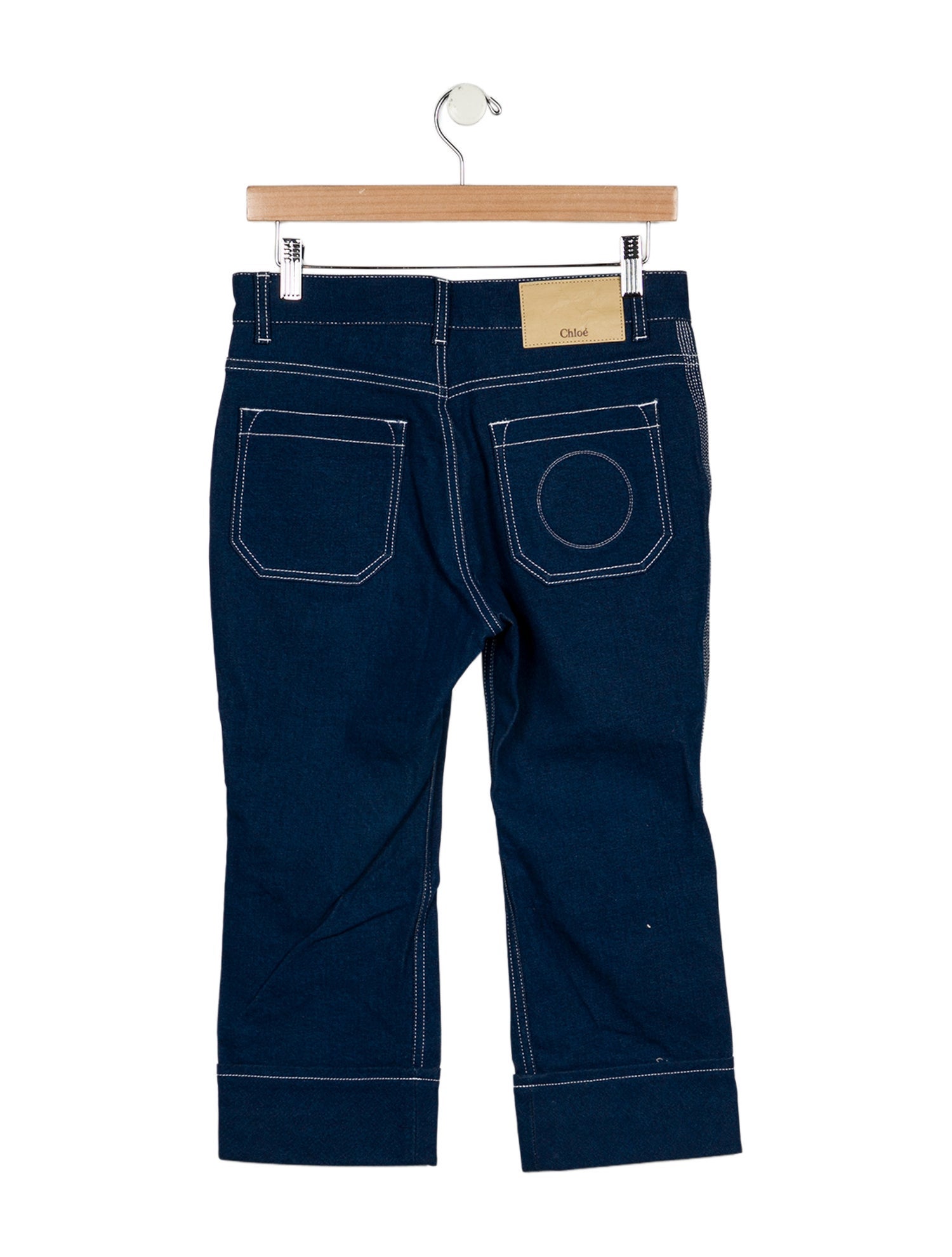 Chloé High-Rise Straight Leg Jeans